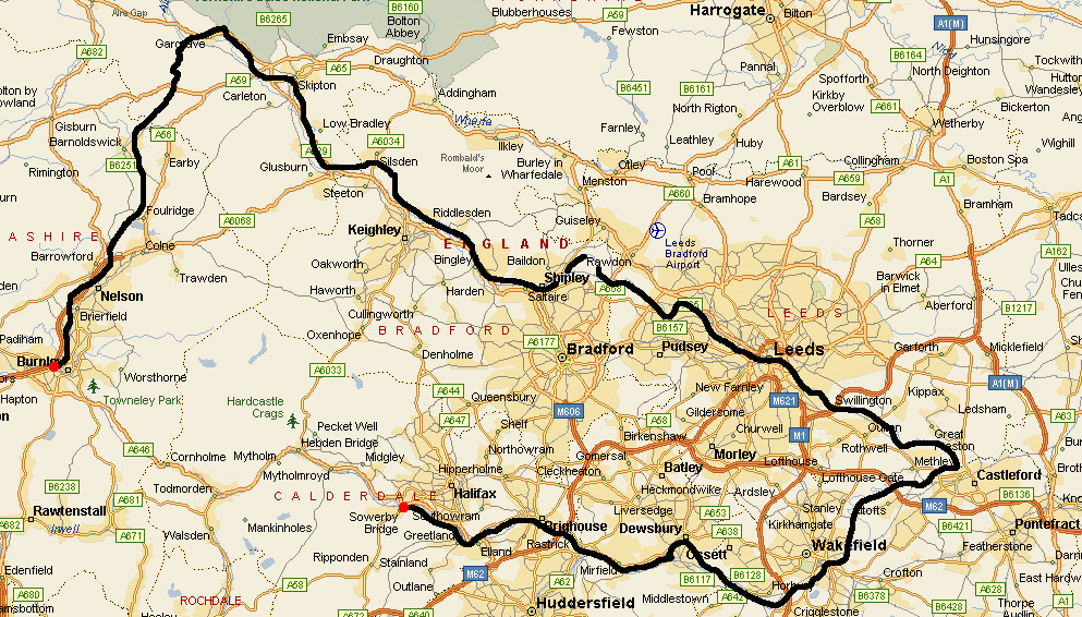 map of area of canal