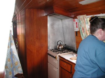 Galley from forward