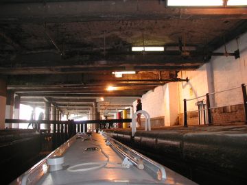 lock under skyscraper