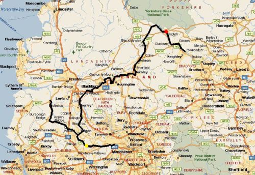 map of area of canal