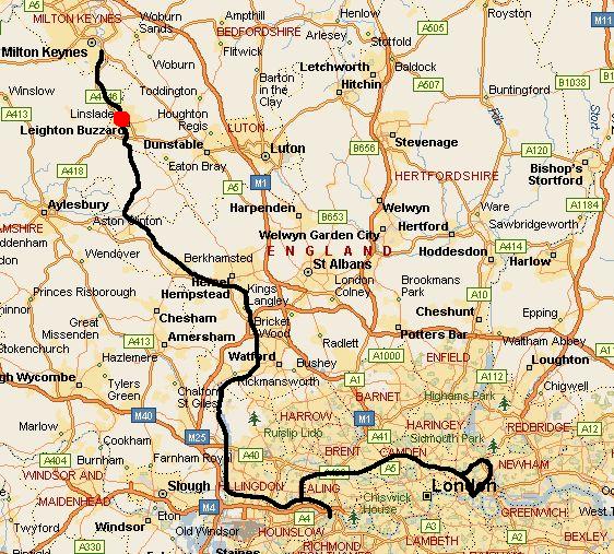 map of area of canal