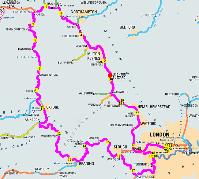 route plan for holiday