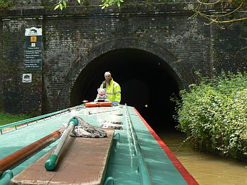 Tony at N entrance of Blisworth Tunnel
