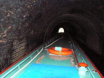 Inside Braunston Tunnel
