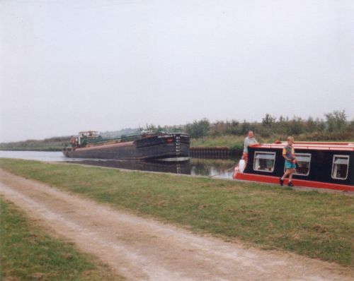 Seagoing boats on the Aire & Calder